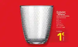 METRO METRO PROFESSIONAL Gobelet "Mileto" offre