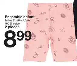Zeeman Ensemble enfant offre