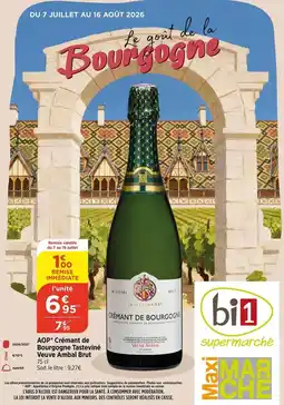 Maximarché Aop crémant de bourgogne tatevine offre