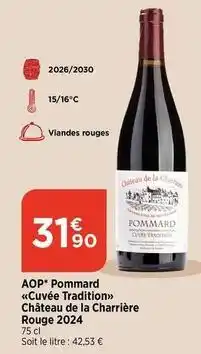Maximarché Aop pommard offre