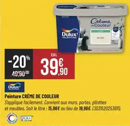 Bricorama Dulux CRÈME DE COULEUR offre