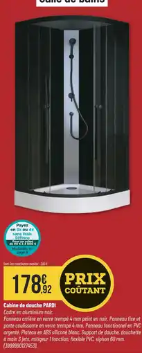 Bricorama PARDI Cabine de douche offre