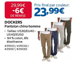 Costco DOCKERS Pantalon chino homme offre