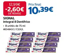Costco Signal Integral 8 Dentifrice offre