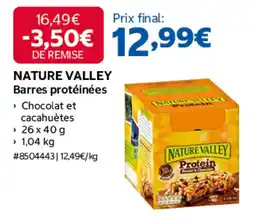 Costco NATURE VALLEY Barres protéinées offre