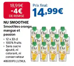 Costco NU SMOOTHIE offre