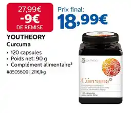 Costco YOUTHEORY Curcuma offre