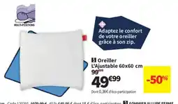 Conforama Oreiller L'Ajustable offre