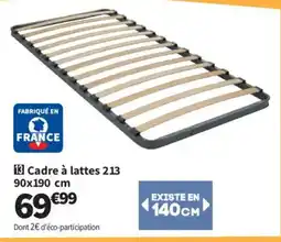 Conforama Cadre à lattes 213 offre