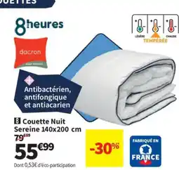 Conforama Couette Nuit Sereine offre