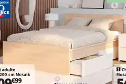 Conforama Lit adulte Mosaik offre