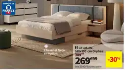 Conforama Lit adulte Orphée offre
