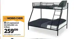Conforama Lit superposé Urban offre