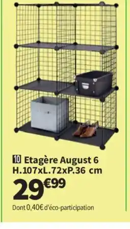 Conforama Etagère August 6 offre