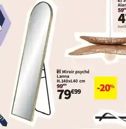 Conforama Miroir psyché Lanna offre