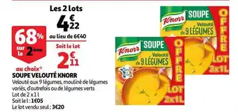 Soupe Velouté Knorr