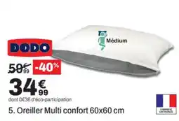 BUT DODO Oreiller Multi confort offre