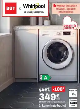 BUT Whirlpool Lave-linge hublot offre
