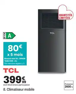 BUT TCL Climatiseur mobile offre