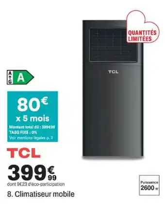 TCL Climatiseur mobile