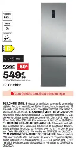 BUT Signature combiné offre