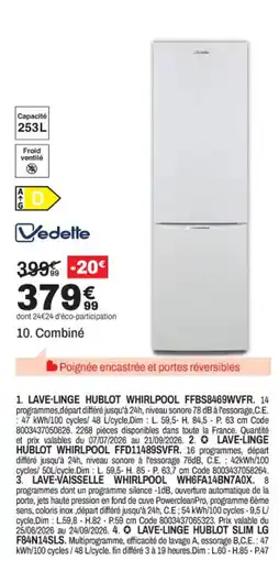 BUT Vedette Combiné offre