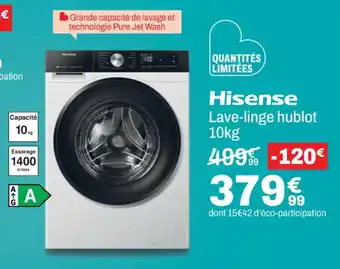 BUT Hisense Lave-linge hublot offre