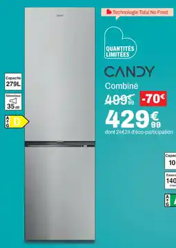 BUT Candy combiné offre