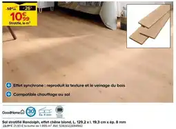 Castorama GoodHome Sol stratifié Randolph offre