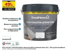 Castorama GoodHome sous-couche universelle offre
