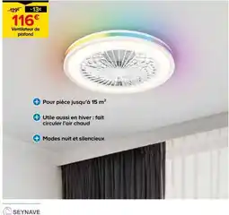 Castorama SEYNAVE Ventilateur de plafond offre