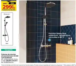 Castorama hansgrohe Colonne de douche chromé Activera S 240 1 jet EcoSmart offre