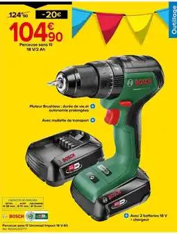 Castorama BOSCH Perceuse sans fil offre