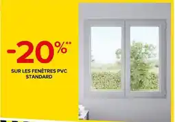 Castorama FENÊTRES PVC STANDARD offre