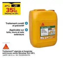 Castorama Sikastop Vert offre