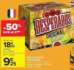 Carrefour Desperados Biere aromatisee offre