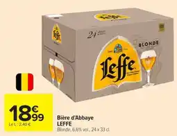 Carrefour LEFFE Bière d'Abbaye offre