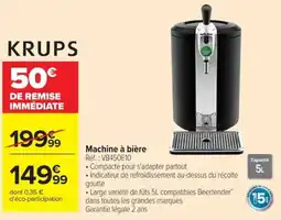 Carrefour KRUPS Machine à bière offre