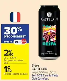 Carrefour CASTELAIN Bière Neipa offre
