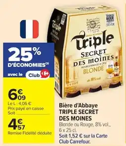 Carrefour Triple Secret offre