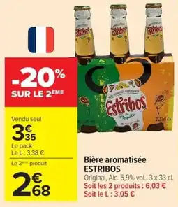 Carrefour ESTRIBOS Bière aromatisée offre