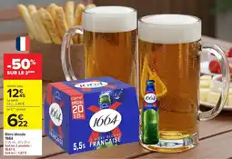 Carrefour 1664 Bière blonde offre