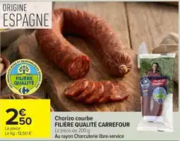 Carrefour Chorizo Courbe offre