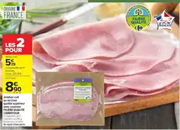 Carrefour Jambon cuit au torchon qualité supérieure offre