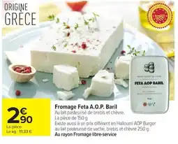 Carrefour FETA AOP BARIL offre