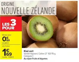 Carrefour Kiwi vert offre