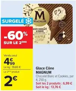 Carrefour MAGNUM Glace Côme offre