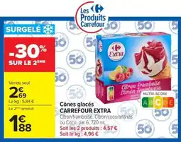 Carrefour CARREFOUR EXTRA Cônes glacés offre