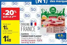 Carrefour Carrefour Classic' Lardons offre