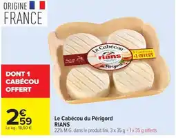 Carrefour Le Cabécou RIANS offre